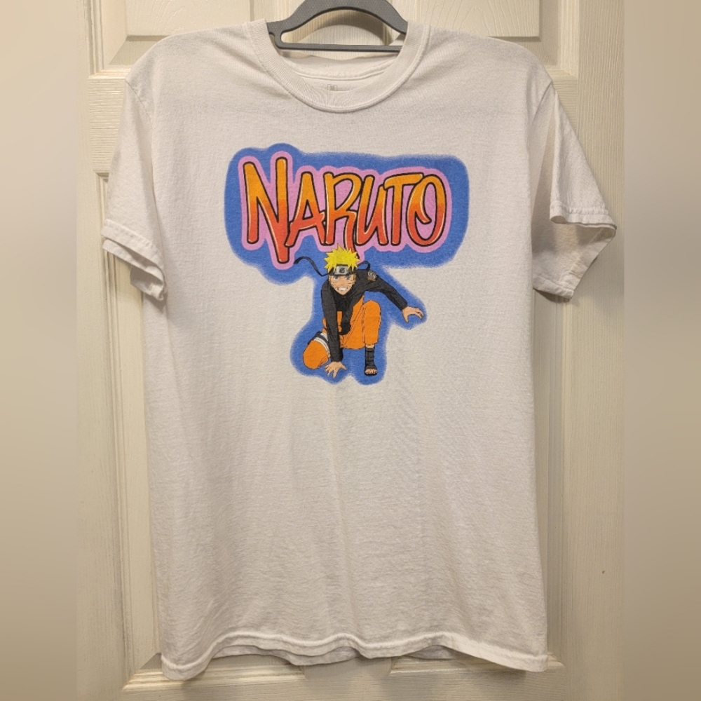 Naruto Shippuden Grafitti T Shirt Size Medium